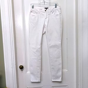 Eileen Fisher Straight Leg White Jeans